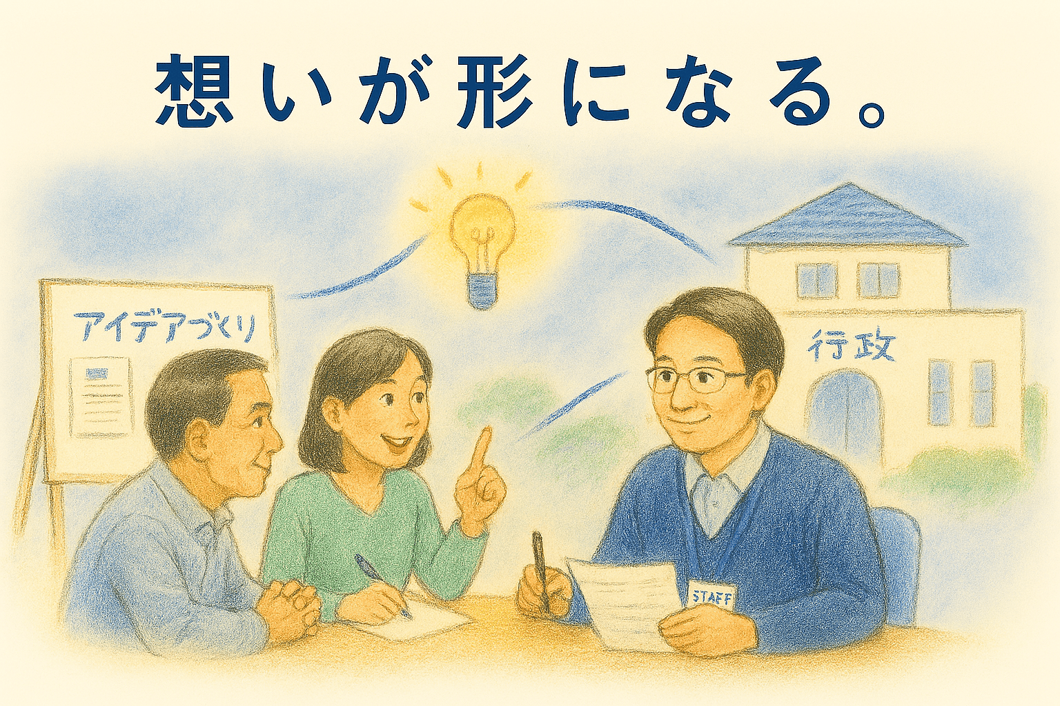 市民の想いを形に！